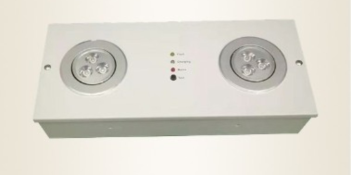 Recessed Emergency Led Twin-Spotlight